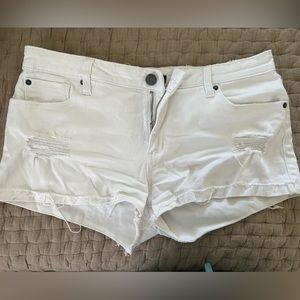 STS Blue White Jean Shorts Size 30